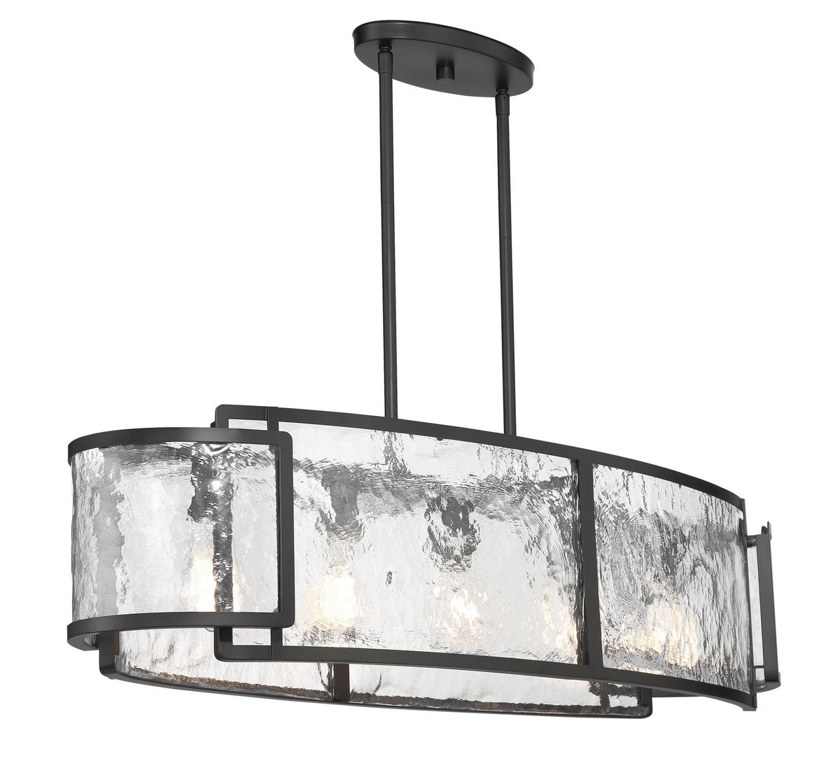 Minka-Lavery - 5268-66A - Five Light Island Pendant - Bella Collina - Coal