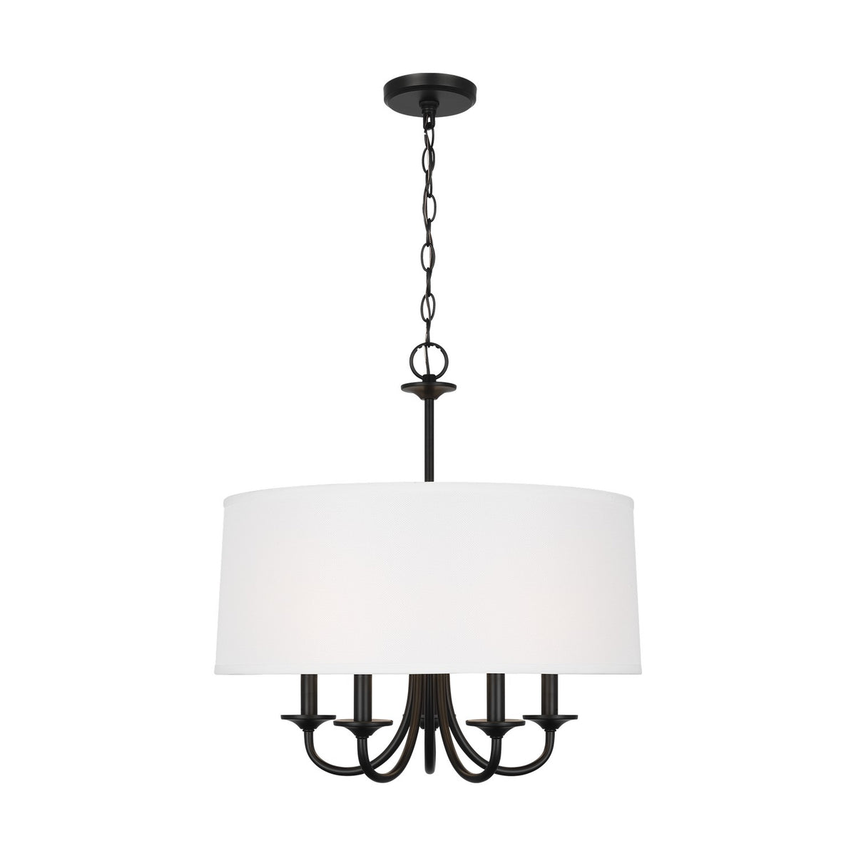 Generation Lighting - 3320205-112 - Five Light Chandelier - Seville - Midnight Black