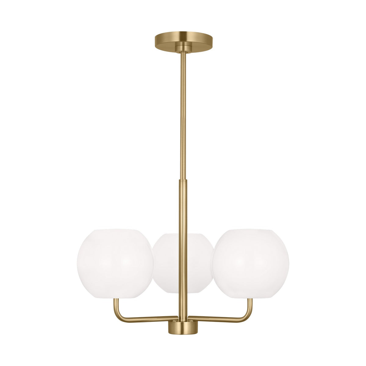 Generation Lighting - GLC1043SB - Three Light Chandelier - Rory - Satin Brass