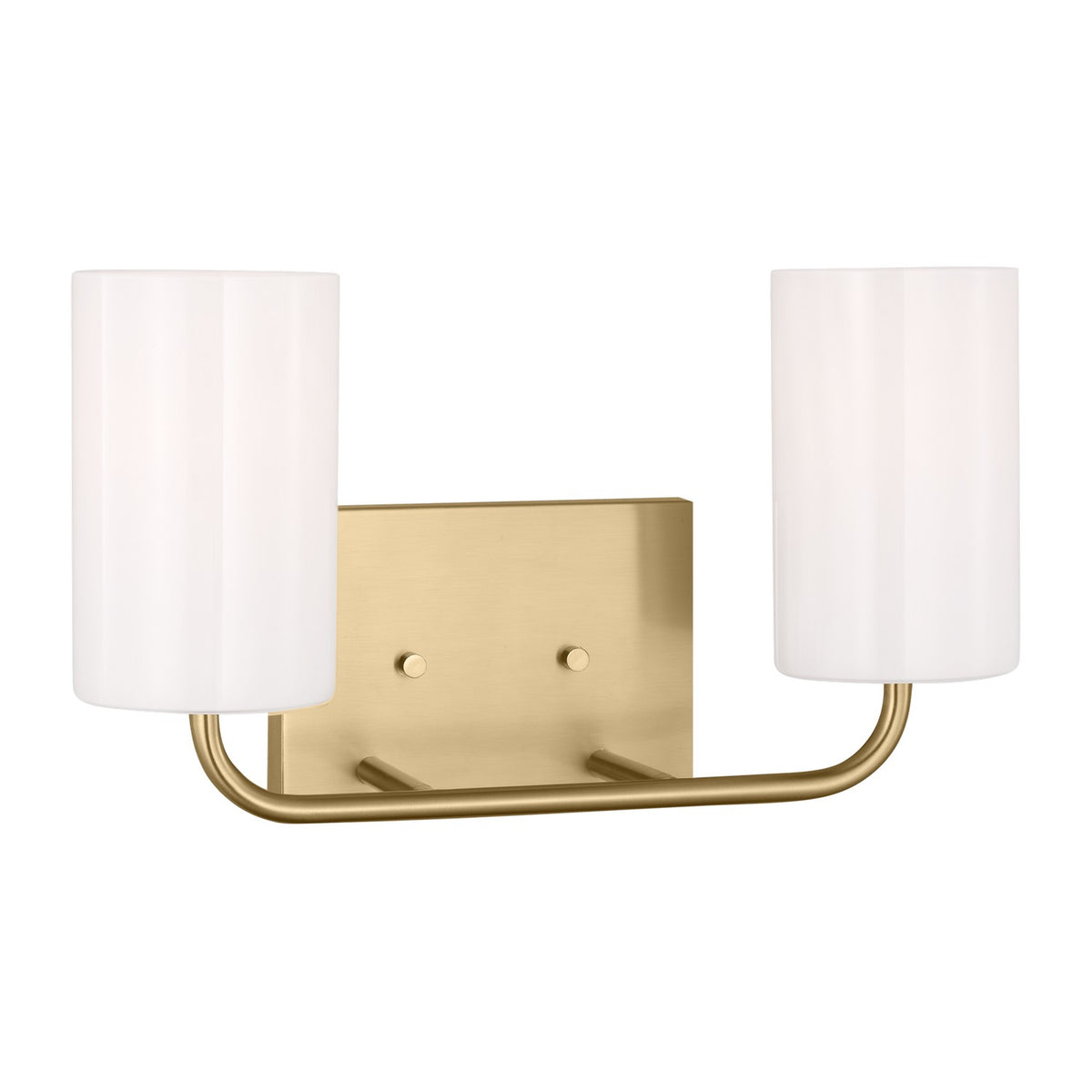 Generation Lighting - GLV1002SB - Two Light Vanity - Rhett - Satin Brass