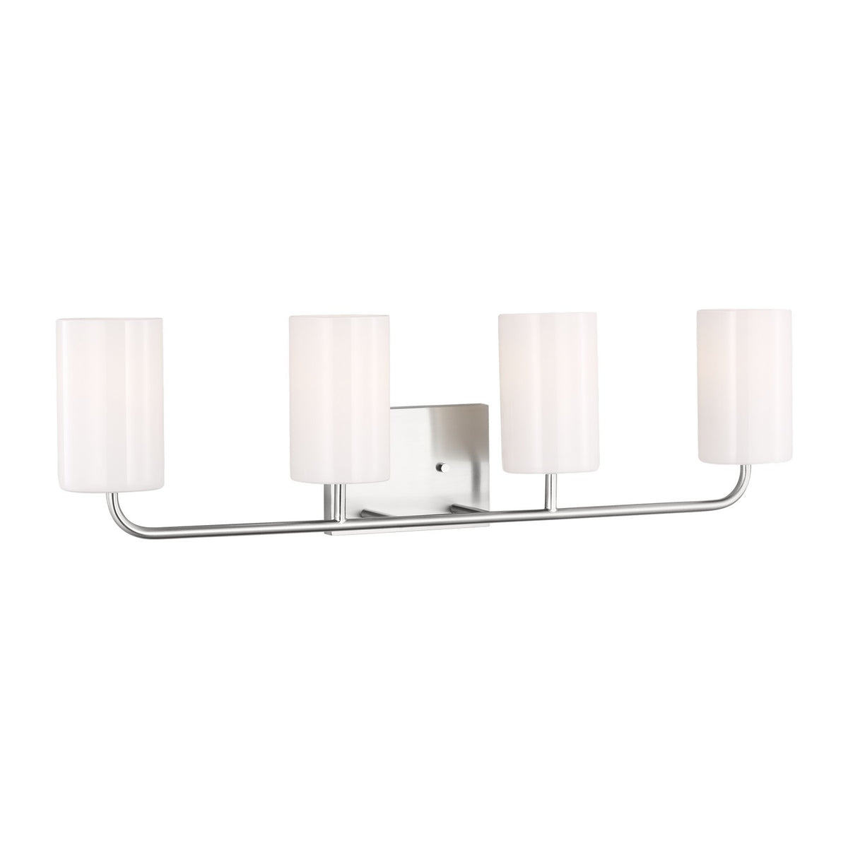 Generation Lighting - GLV1004BS - Four Light Vanity - Rhett - Brushed Steel