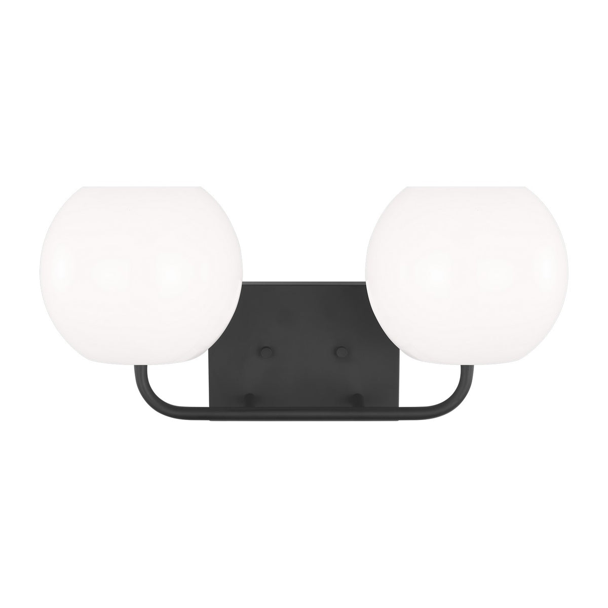 Generation Lighting - GLV1012MBK - Two Light Vanity - Rory - Midnight Black