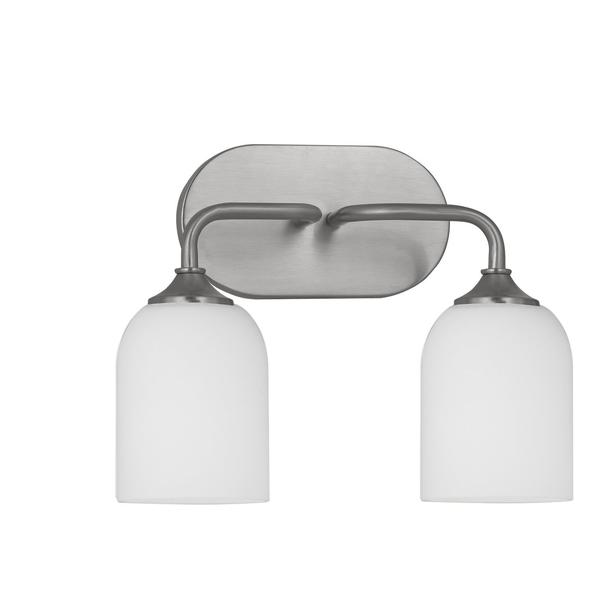 Generation Lighting - GLV1022BS - Two Light Vanity - Emile - Brushed Steel
