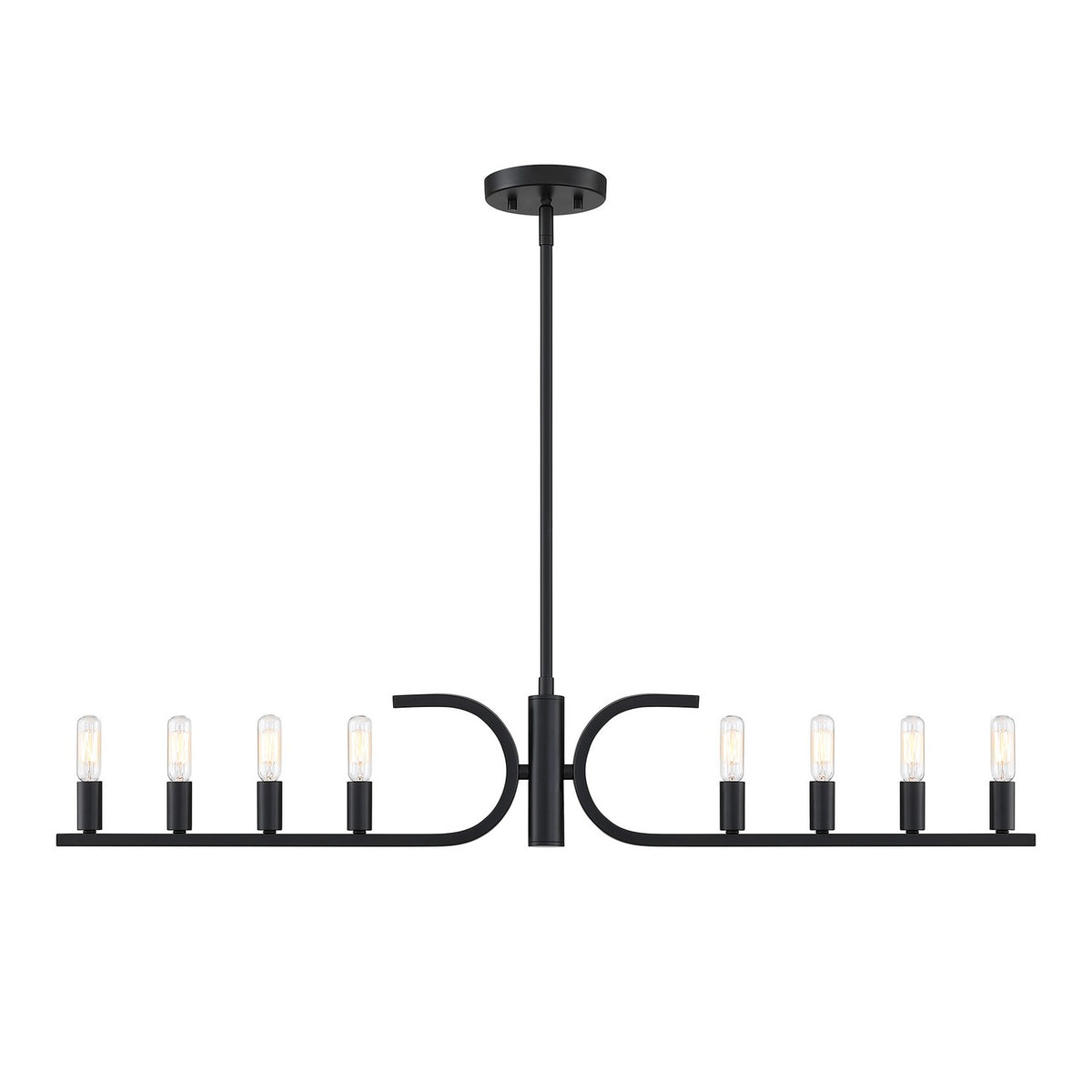 Designers Fountain - D314C-IS-MB - Eight Light Island Pendant - Skye - Matte Black