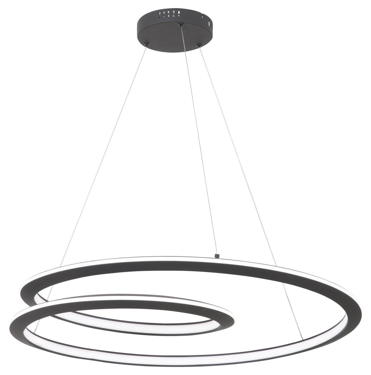 George Kovacs - P1971-066-L - LED Pendant - Infinite - Sand Coal Black