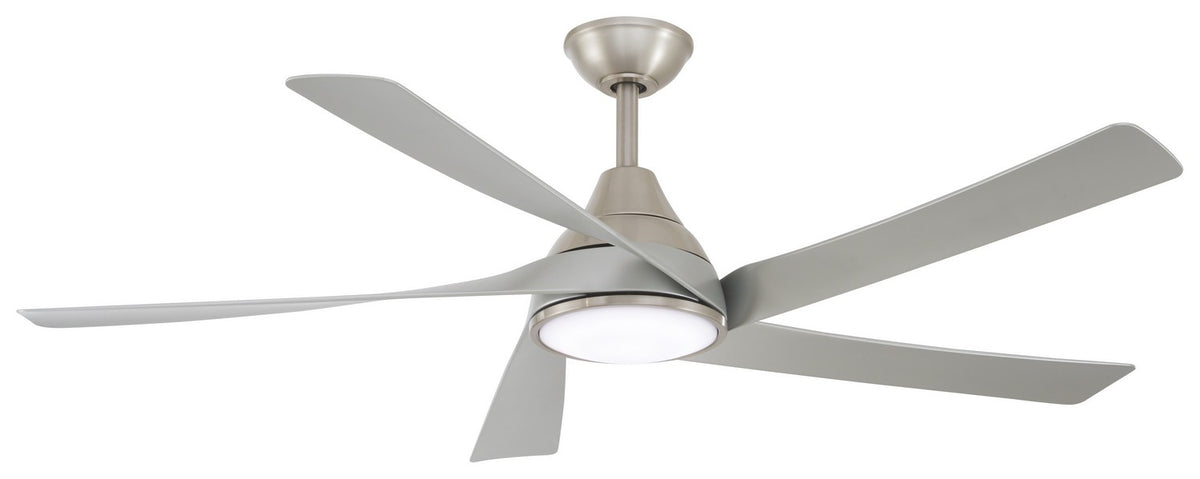 Minka Aire - F765L-BN/SL - 56"Ceiling Fan - Transonic - Brushed Nickel With Silver Blades