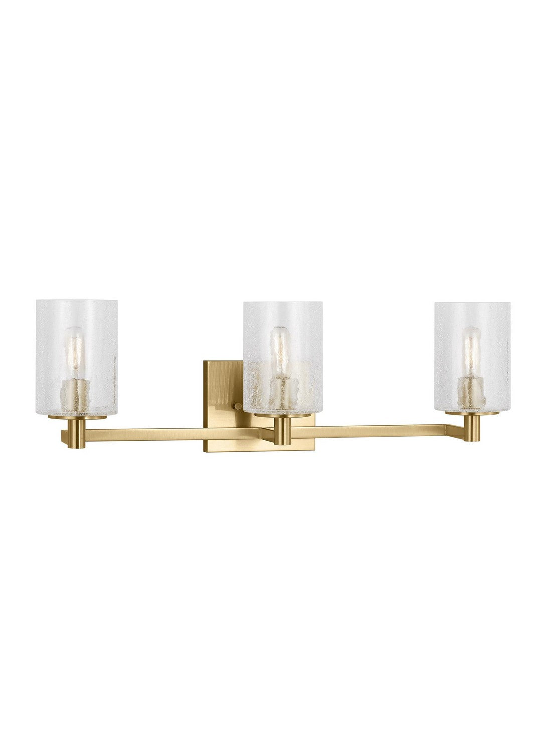 Generation Lighting - GLV1033SB - Three Light Wall / Bath - Parker - Satin Brass