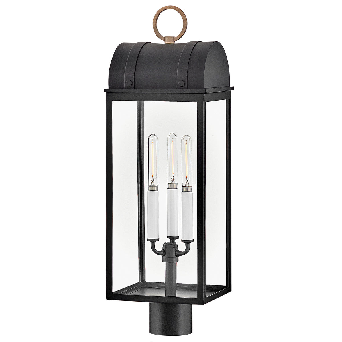 Hinkley - 10661BK-BU - LED Post Mount - Campbell - Black