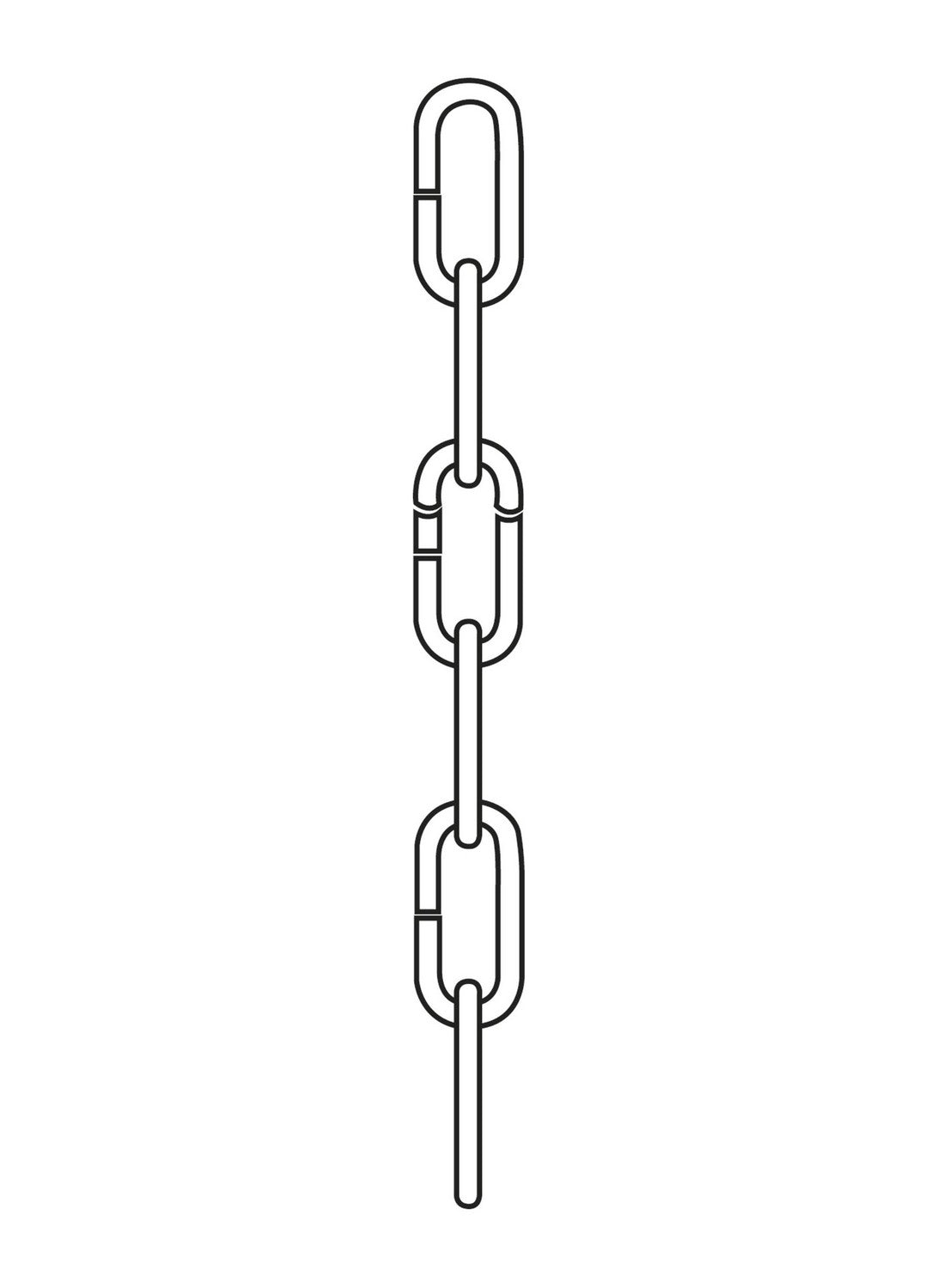Generation Lighting - 9103-112 - Replacement Chain - Replacement Chain - Midnight Black