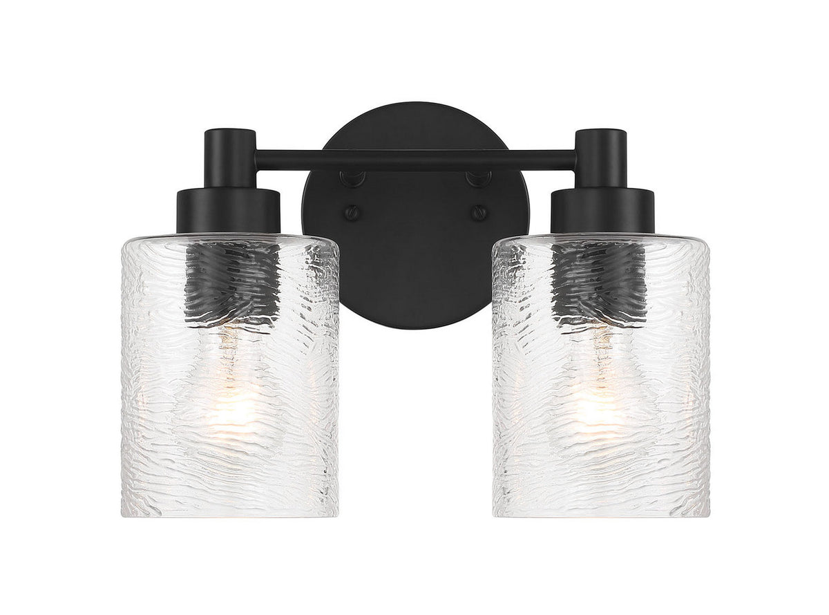 Craftmade - 60202-FB - Two Light Vanity - Lyndsey - Flat Black