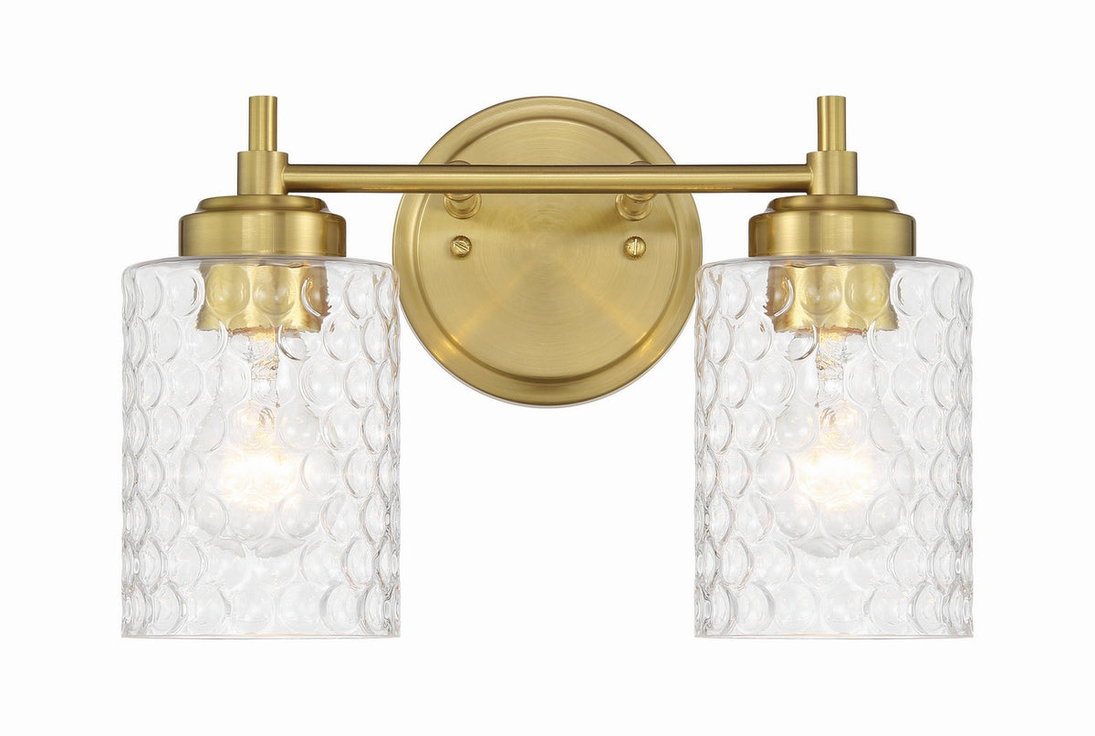Craftmade - 60502-SB - Two Light Vanity - Claire - Satin Brass