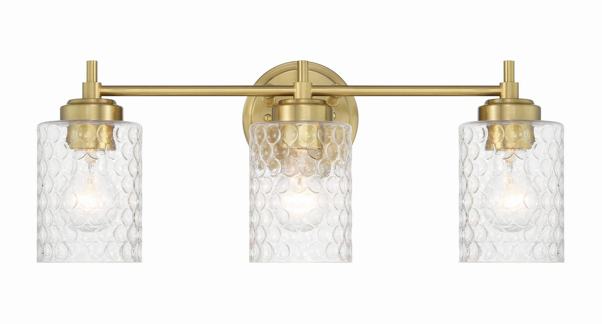 Craftmade - 60503-SB - Three Light Vanity - Claire - Satin Brass