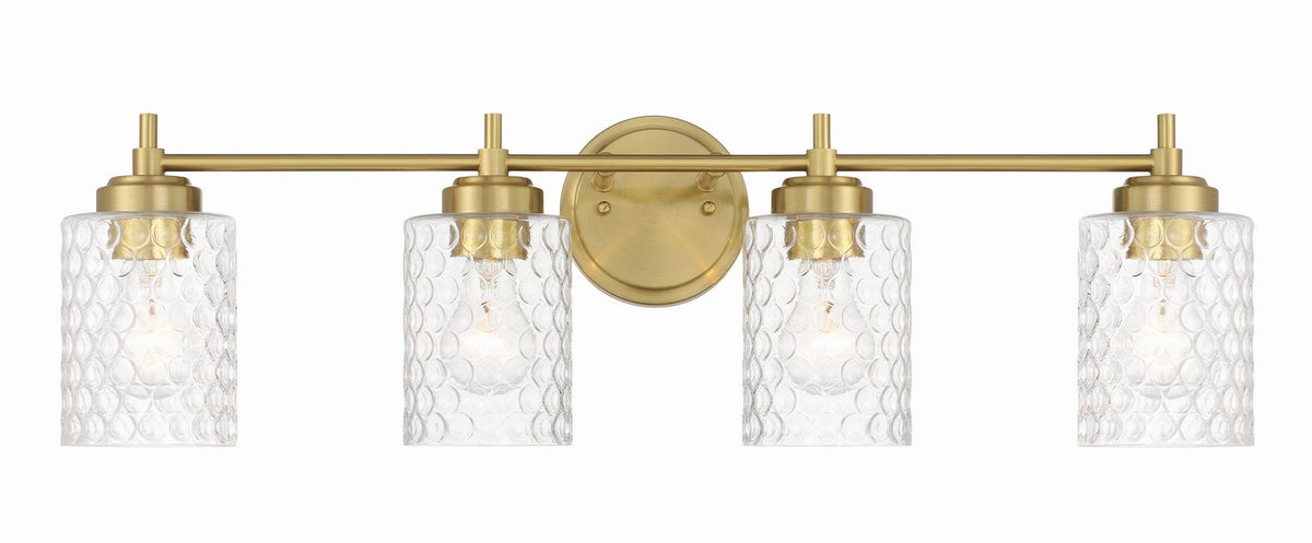 Craftmade - 60504-SB - Four Light Vanity - Claire - Satin Brass