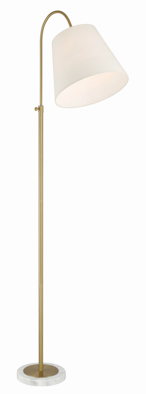 Craftmade - 87006SB-F - One Light Floor Lamp - Girard - Satin Brass