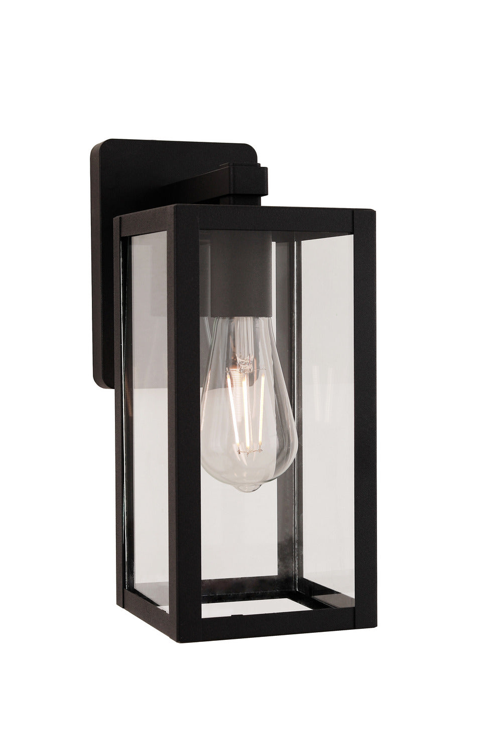 Craftmade - ZA7104-TB - One Light Outdoor Lantern - Harris - Textured Black