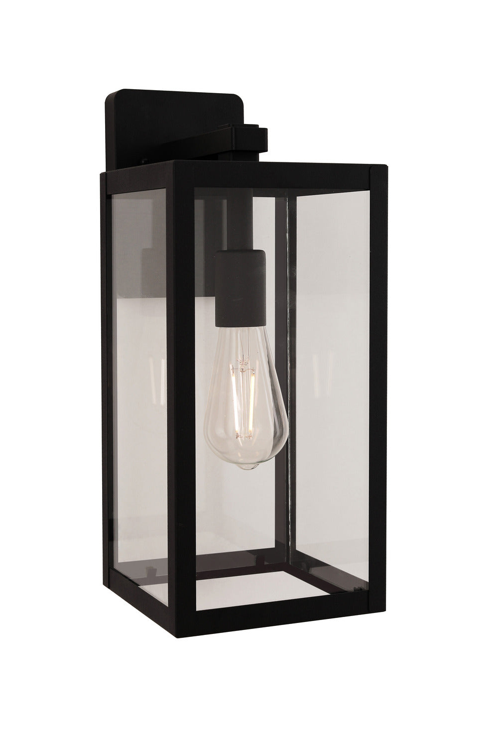 Craftmade - ZA7114-TB - One Light Outdoor Lantern - Harris - Textured Black