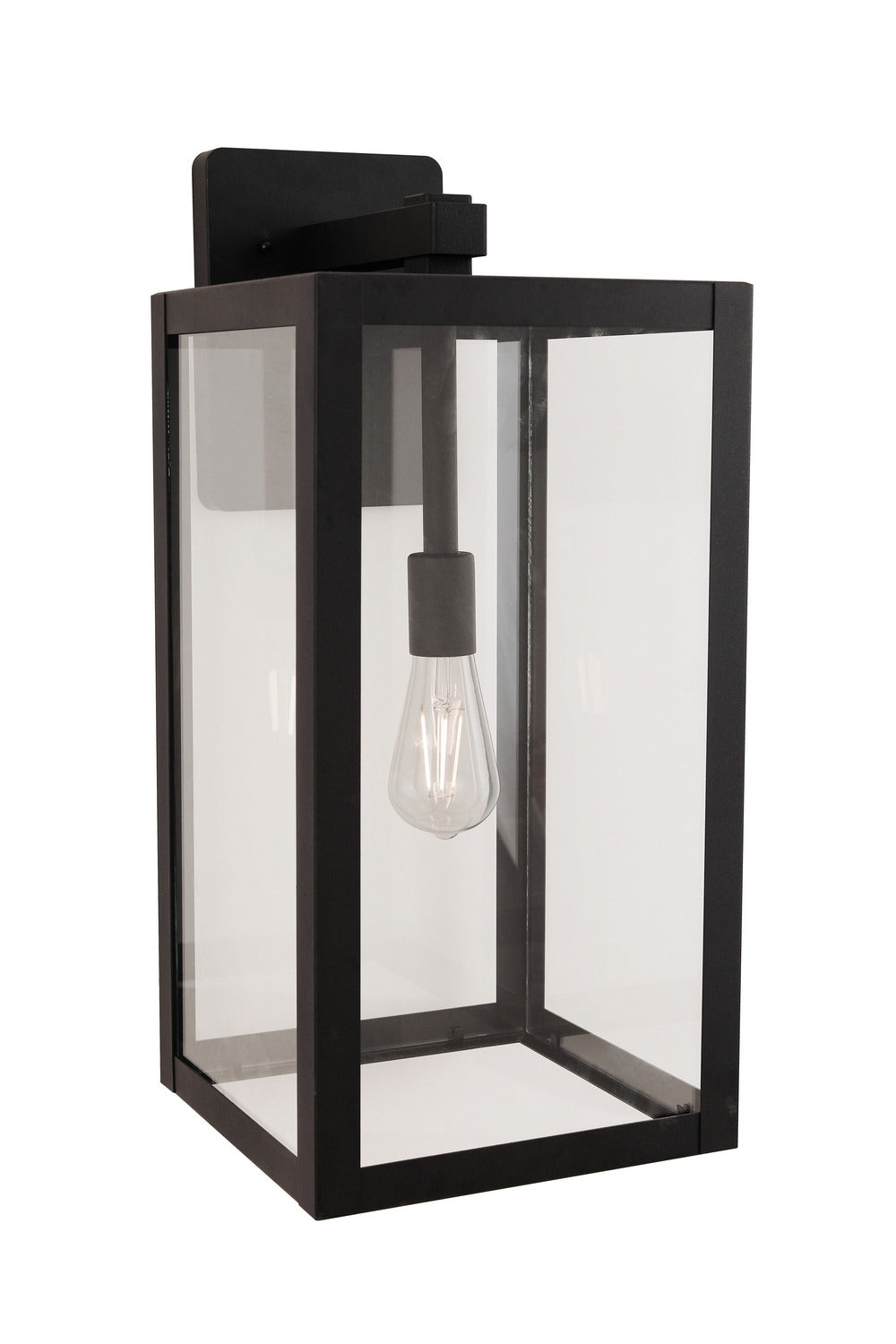 Craftmade - ZA7134-TB - One Light Outdoor Lantern - Harris - Textured Black