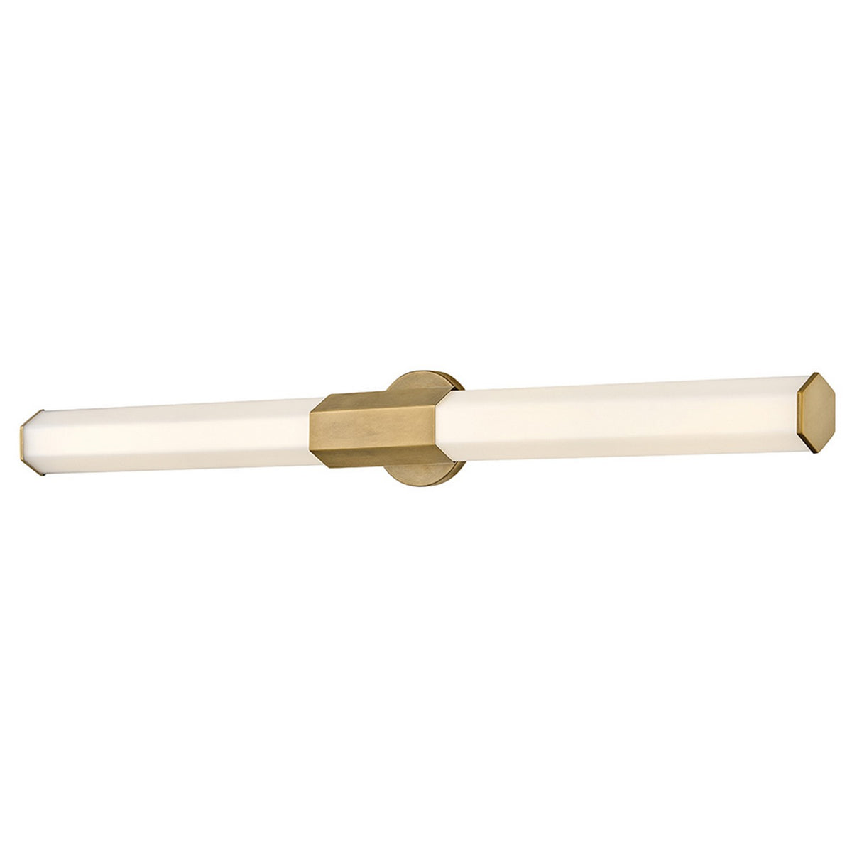 Hinkley - 51154HB - LED Vanity - Facet - Heritage Brass
