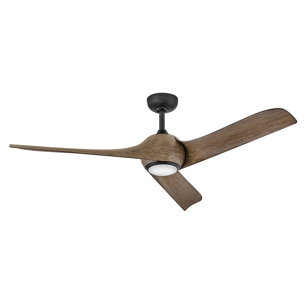 Hinkley - 907256FBD-LDD - 56"Ceiling Fan - Tiburon - Matte Black