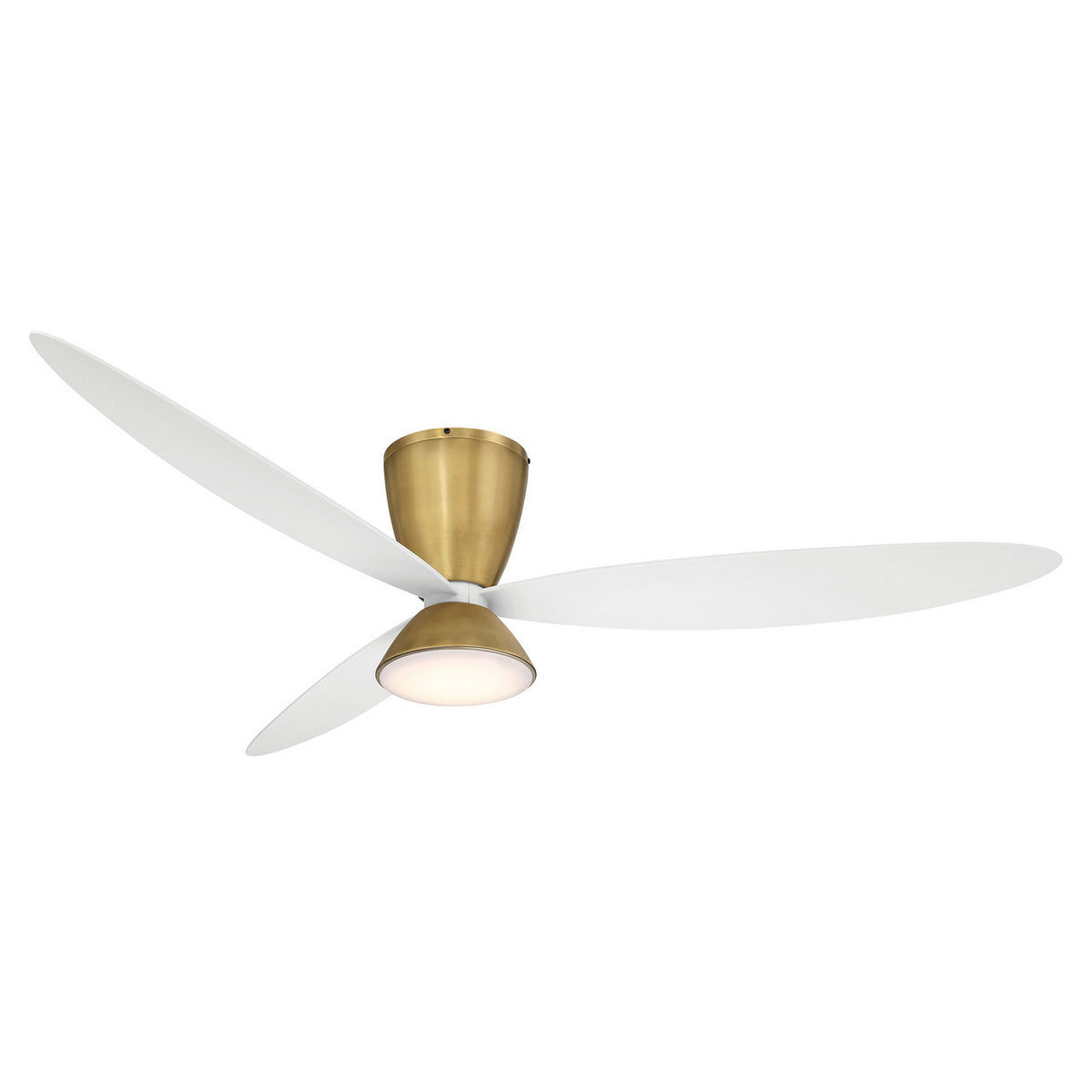 Minka Aire - F468L-LBR/WHF - 58"Ceiling Fan - Hourglass - Legacy Brass