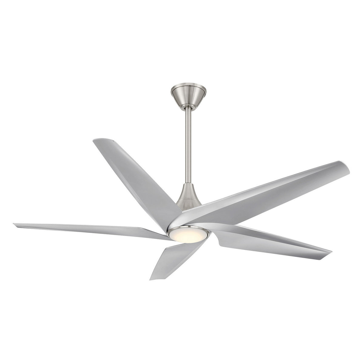 Minka Aire - F638L-BN/SL - 60"Ceiling Fan - Switch - Brushed Nickel With Silver Blades
