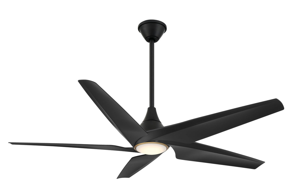 Minka Aire - F638L-CL - 60"Ceiling Fan - Switch - Coal Black