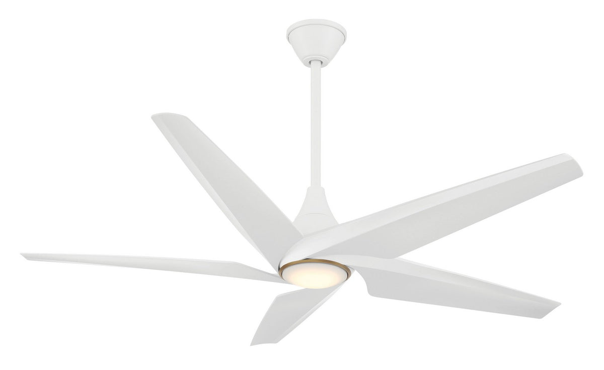 Minka Aire - F638L-WHF - 60"Ceiling Fan - Switch - Flat White
