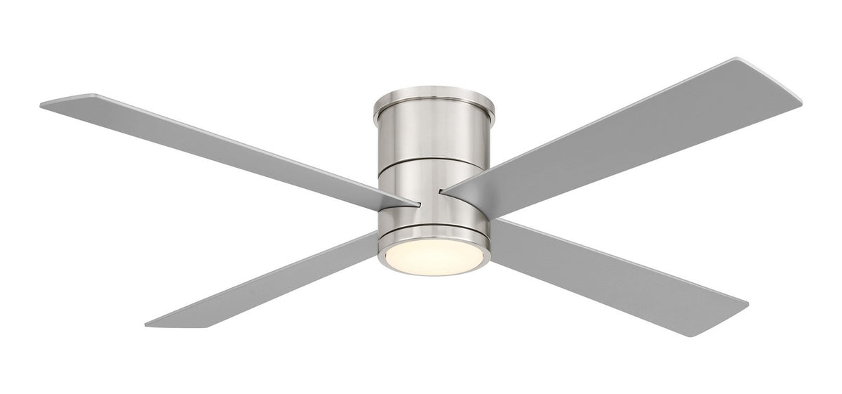 Minka Aire - F797L-BN/SL - 54"Ceiling Fan - Falco - Brushed Nickel With Silver Blades