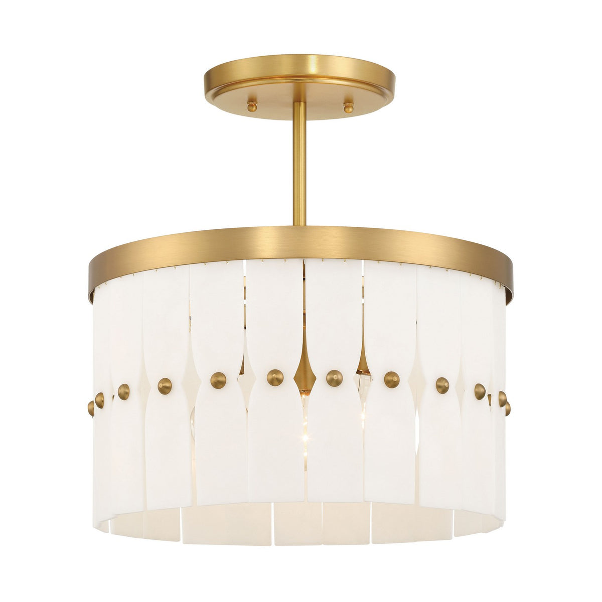 Minka-Lavery - 2083-732 - Three Light Convertible Semi-Flush - Coronelle - Legacy Brass