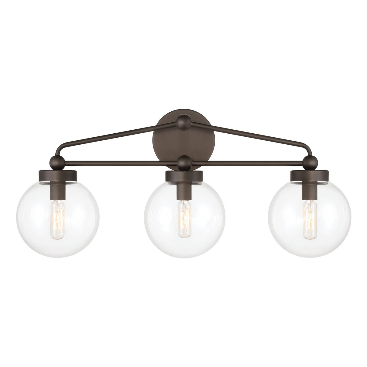 Minka-Lavery - 2973-860 - Three Light Vanity - Stella - Dark Bronze