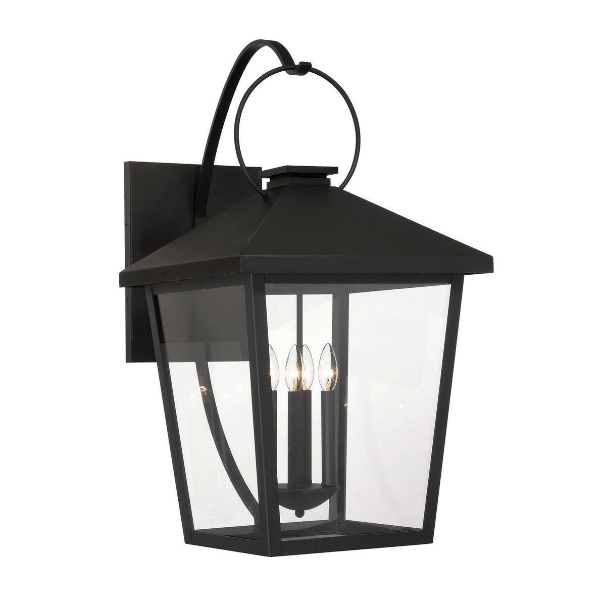 Minka-Lavery - 78002-66 - Four Light Outdoor Wall Sconce - Parkside - Sand Coal Black
