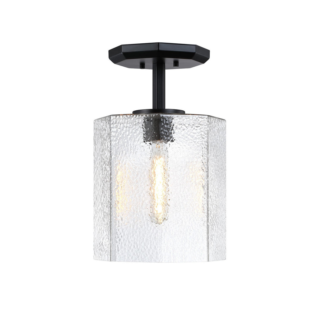 Designers Fountain - D309M-SF-MB - One Light Semi Flush Mount - Haven - Matte Black