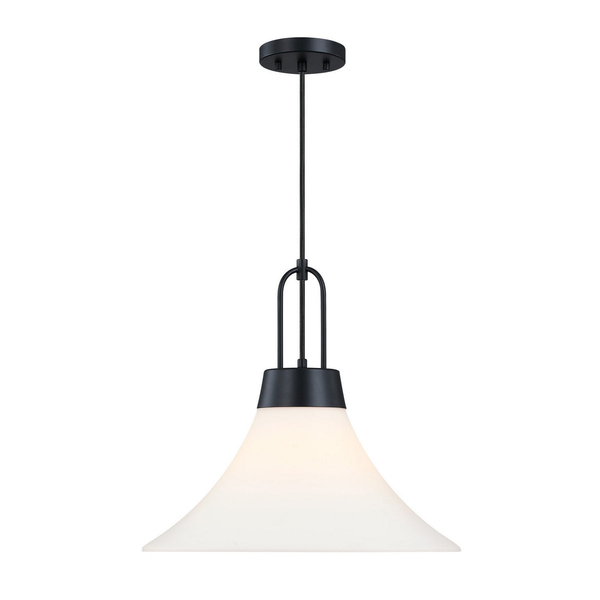 Designers Fountain - D339M-18P-MB - One Light Pendant - Evergreen Oasis - Matte Black