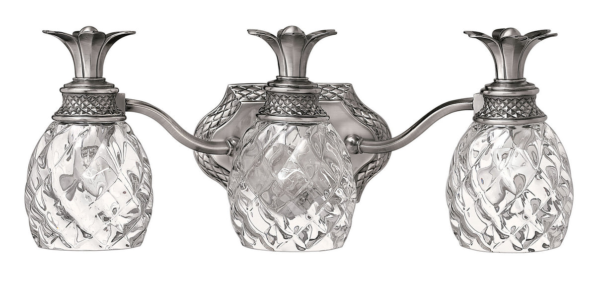 Hinkley - 5313PL - LED Vanity - Plantation - Polished Antique Nickel
