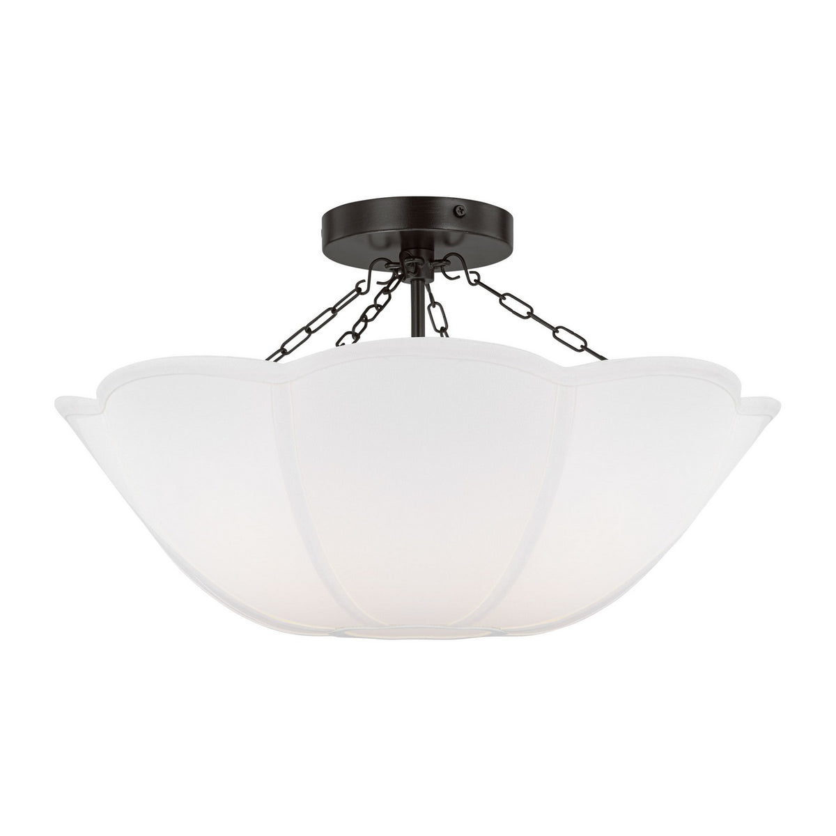 Visual Comfort Studio - AF1212AI - Two Light Semi Flush Mount - Stassi - Aged Iron