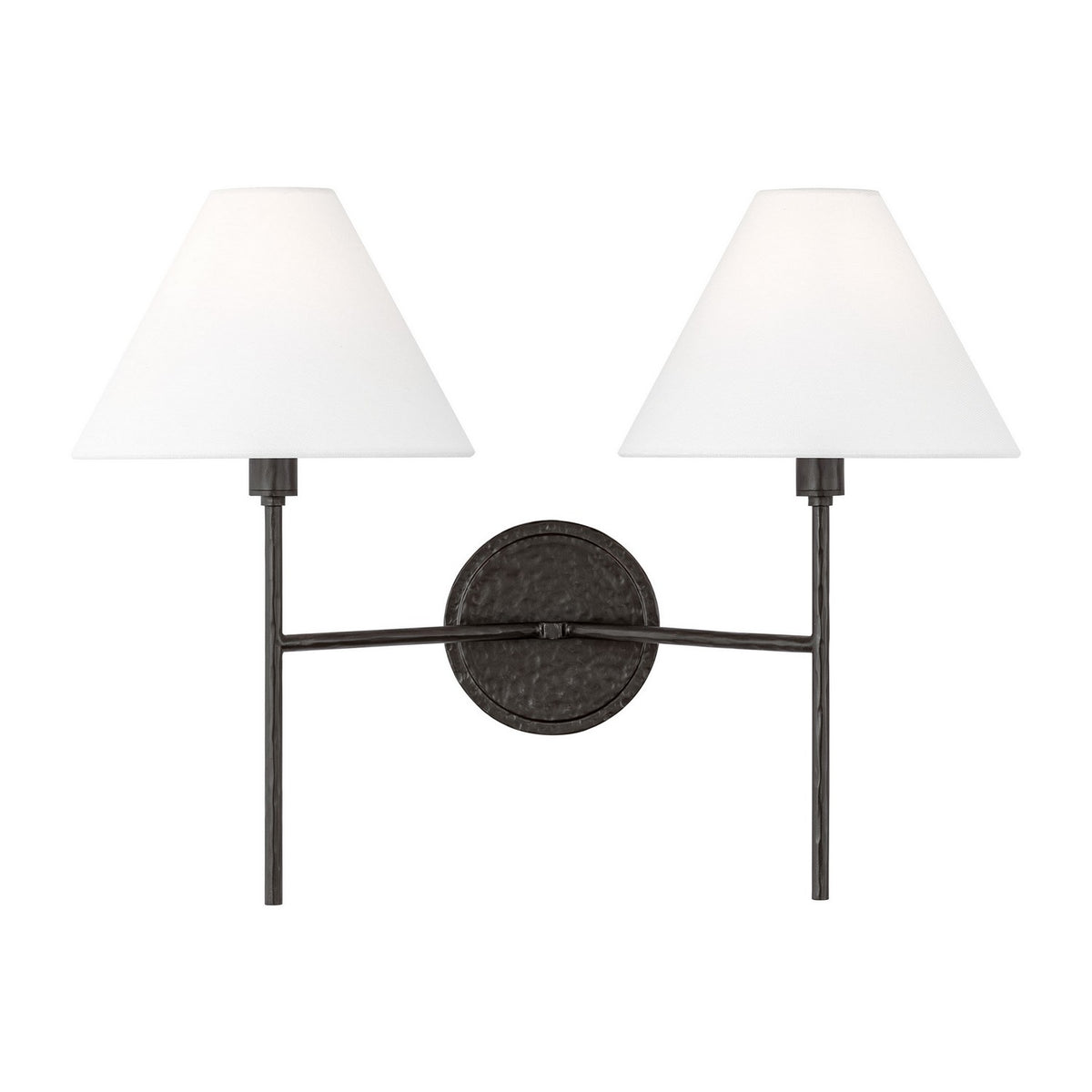 Visual Comfort Studio - CW1382AI - Two Light Wall Sconce - Ridgewood - Aged Iron
