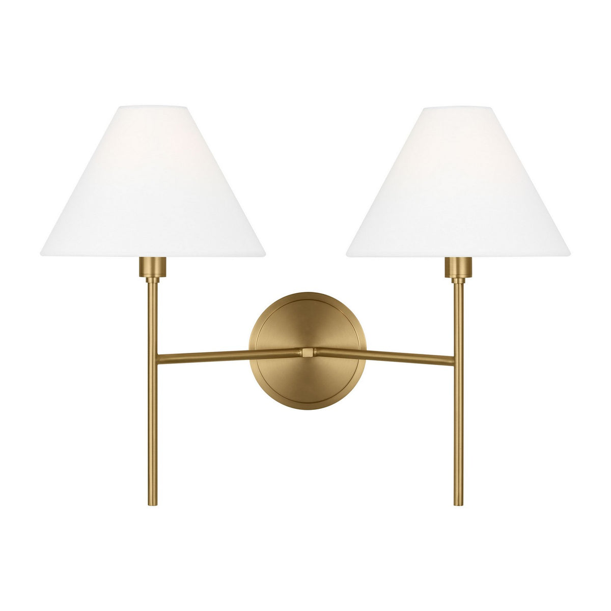 Visual Comfort Studio - CW1382BBS - Two Light Wall Sconce - Ridgewood - Burnished Brass