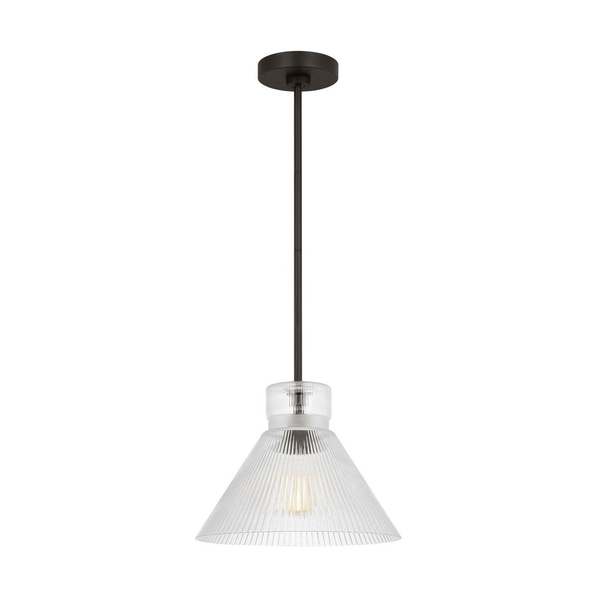 Visual Comfort Studio - DJP1221MBK - One Light Pendant - Liouet - Midnight Black