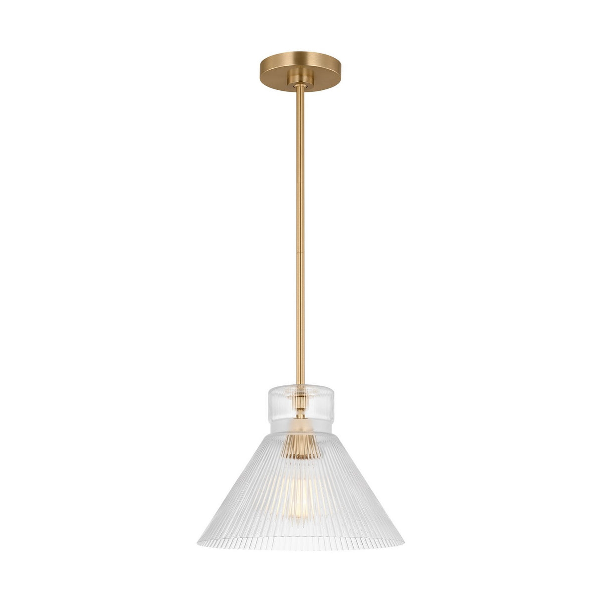 Visual Comfort Studio - DJP1221SB - One Light Pendant - Liouet - Satin Brass