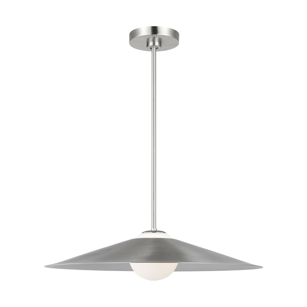 Visual Comfort Studio - DJP1281BS - One Light Pendant - Astra - Brushed Nickel
