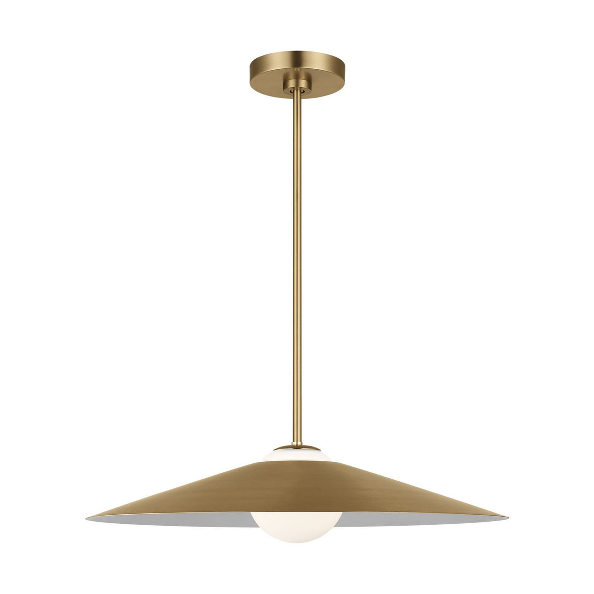 Visual Comfort Studio - DJP1281SB - One Light Pendant - Astra - Satin Brass