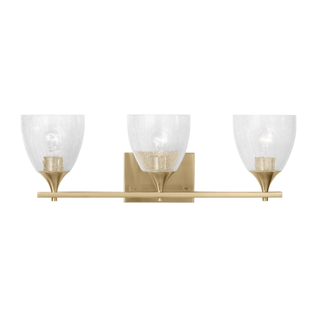 Visual Comfort Studio - DJV1023SBCKG - Three Light Vanity - Toffino - Satin Brass