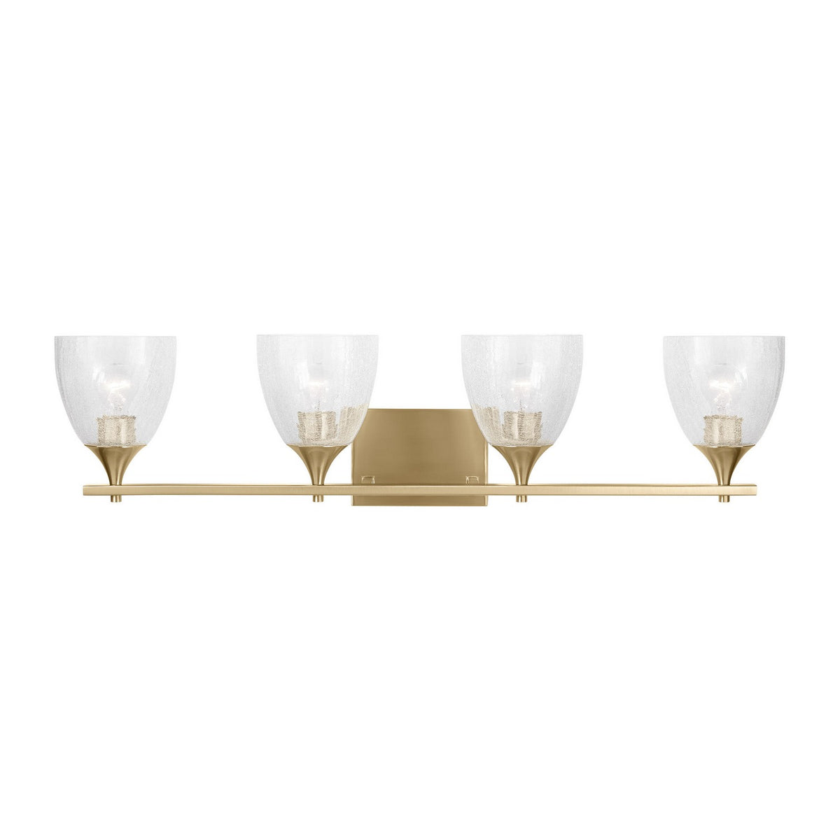 Visual Comfort Studio - DJV1024SBCKG - Four Light Vanity - Toffino - Satin Brass