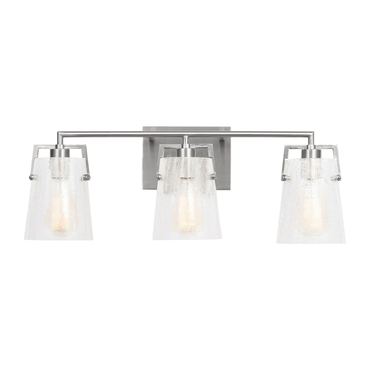 Visual Comfort Studio - DJV1033BSCKG - Three Light Vanity - Crofton - Brushed Nickel