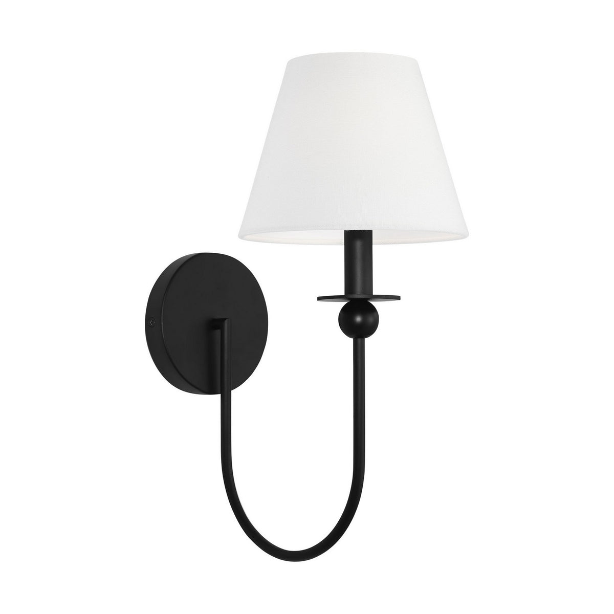 Visual Comfort Studio - DJW1111MBK - One Light Wall Sconce - Elsay - Midnight Black