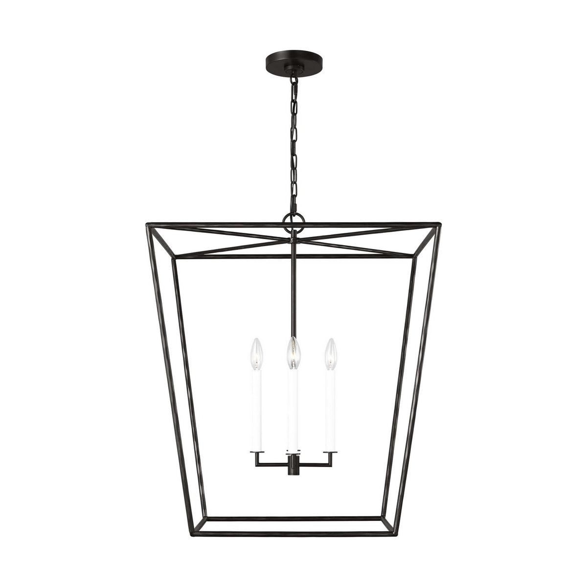 Visual Comfort Studio - EC1364AI - Four Light Lantern - Viota - Aged Iron