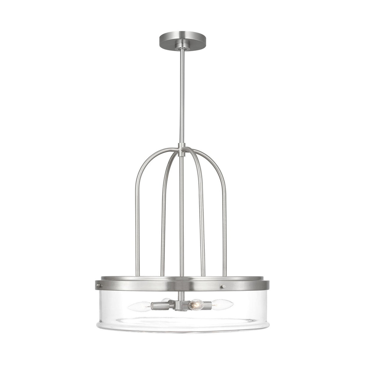 Visual Comfort Studio - GLP1064BS - Four Light Pendant - Anders - Brushed Nickel