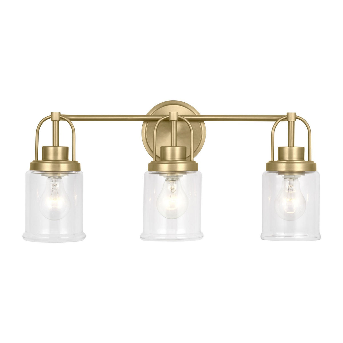 Visual Comfort Studio - GLV1073SB - Three Light Vanity - Anders - Satin Brass