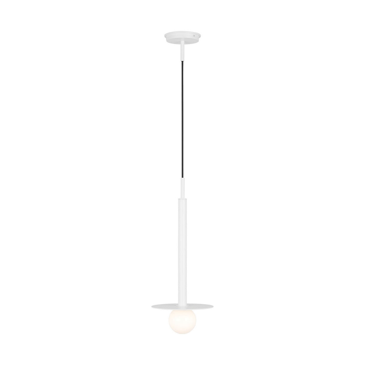 Visual Comfort Studio - KP1001MWT - One Light Pendant - Nodes - Matte White