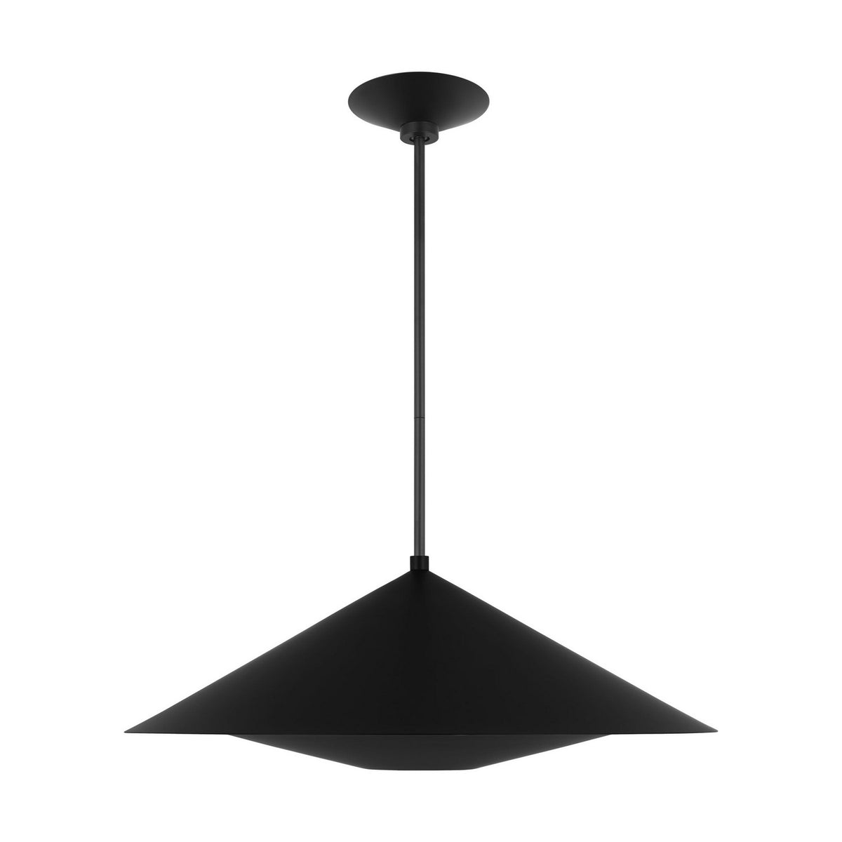 Visual Comfort Studio - KP1171MBK - One Light Pendant - Echo - Midnight Black